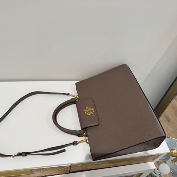 Tory Burch Double T Britten Tote - Picture 10 of 14